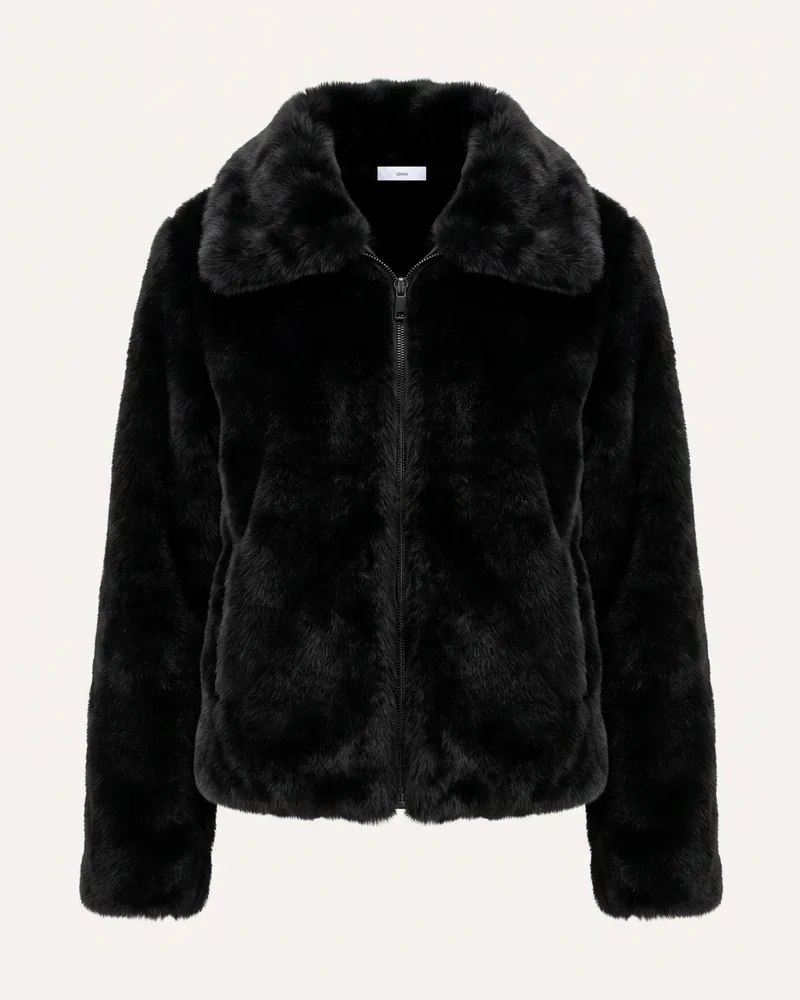 Cindy Thickened Fur Coat Short Turn-Down Collar Jacket