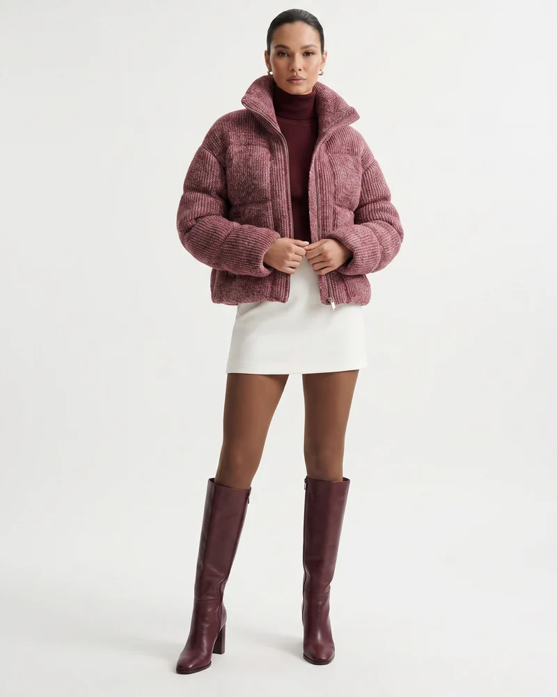 Kira Wool Knitted Down Jacket