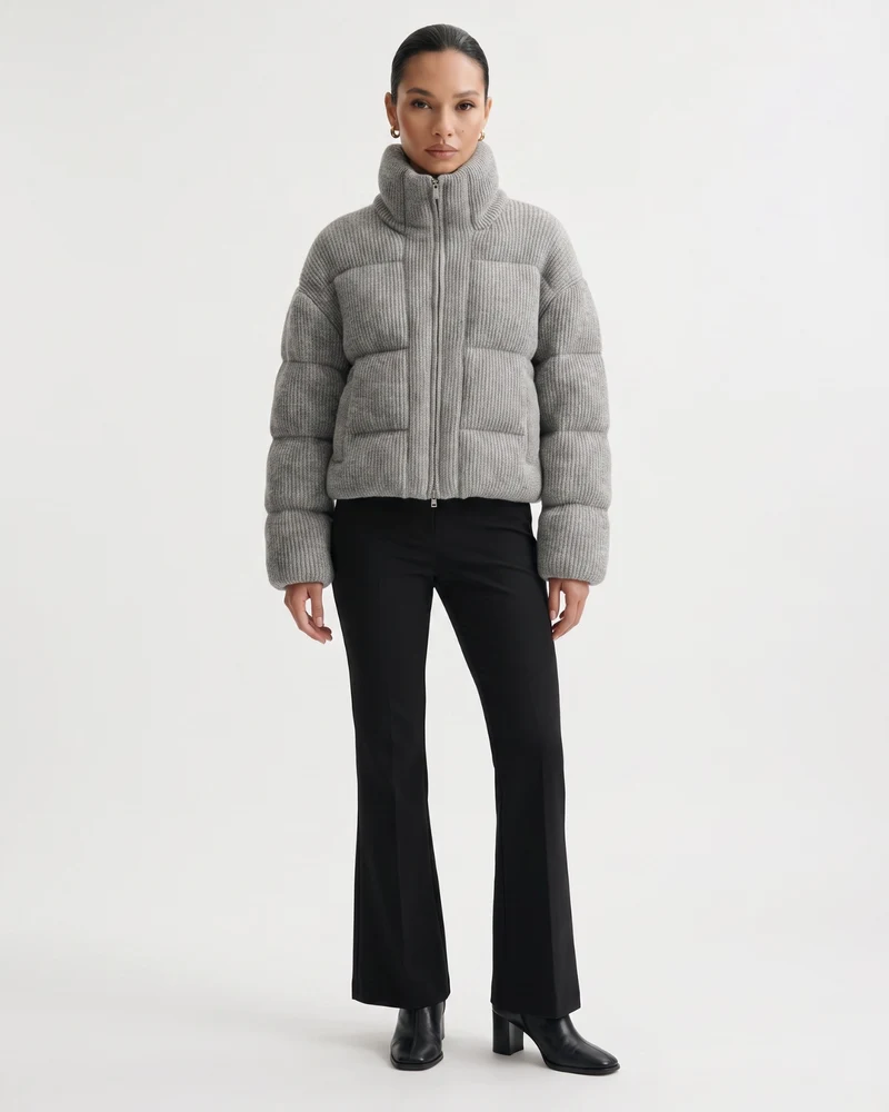 Kira Wool Knitted Down Jacket