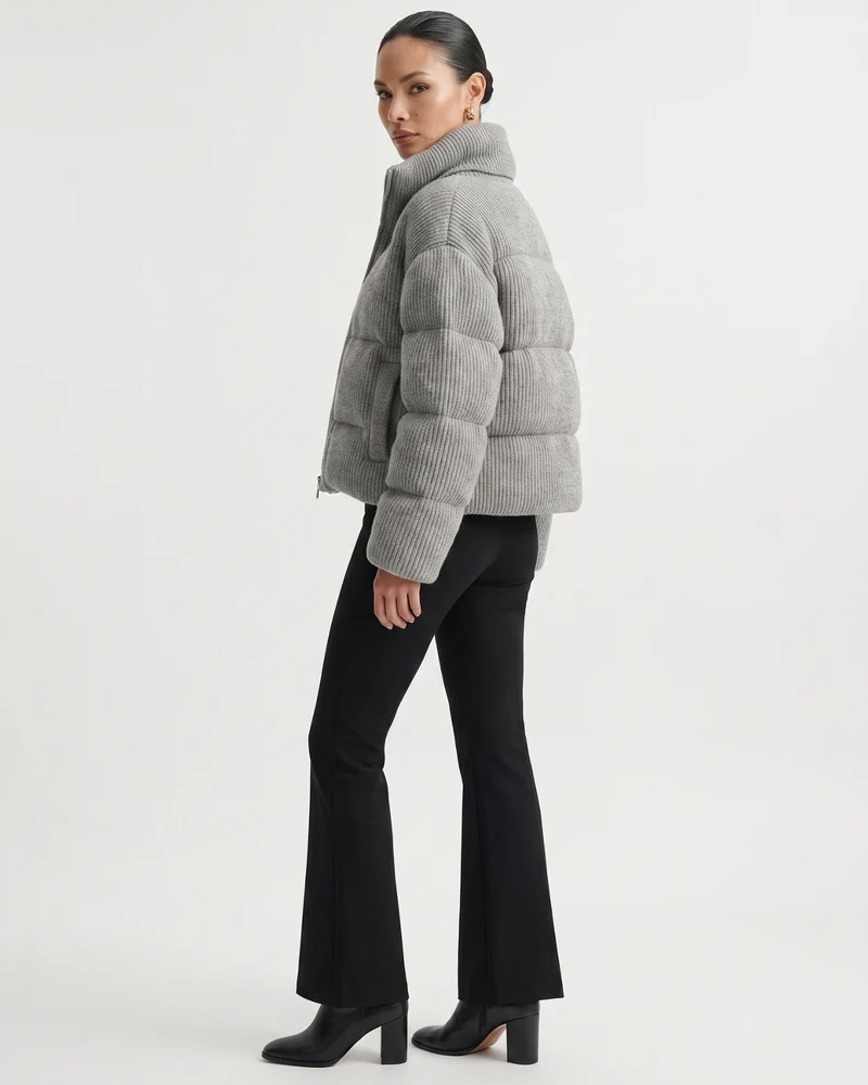 Kira Wool Knitted Down Jacket
