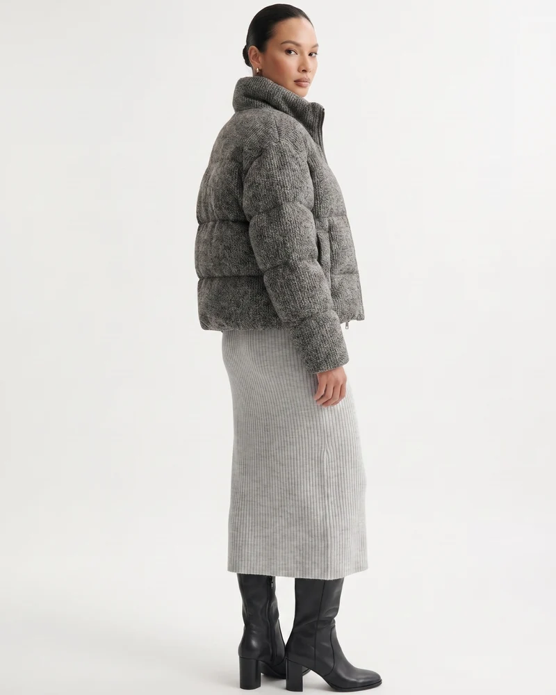 Kira Wool Knitted Down Jacket