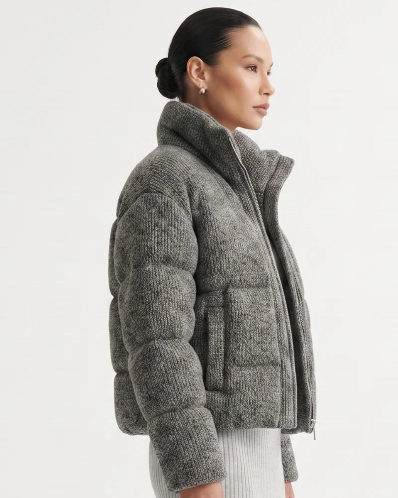 Kira Wool Knitted Down Jacket