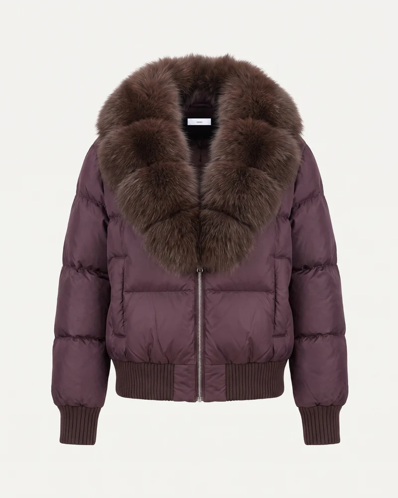 Fur Collar Down Jacket Thickened and Warm