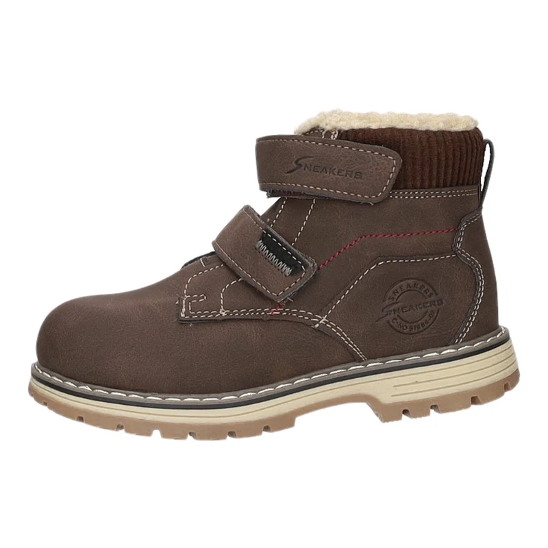 Sneakers Schlupf-/Klettstiefelette Warmfutter