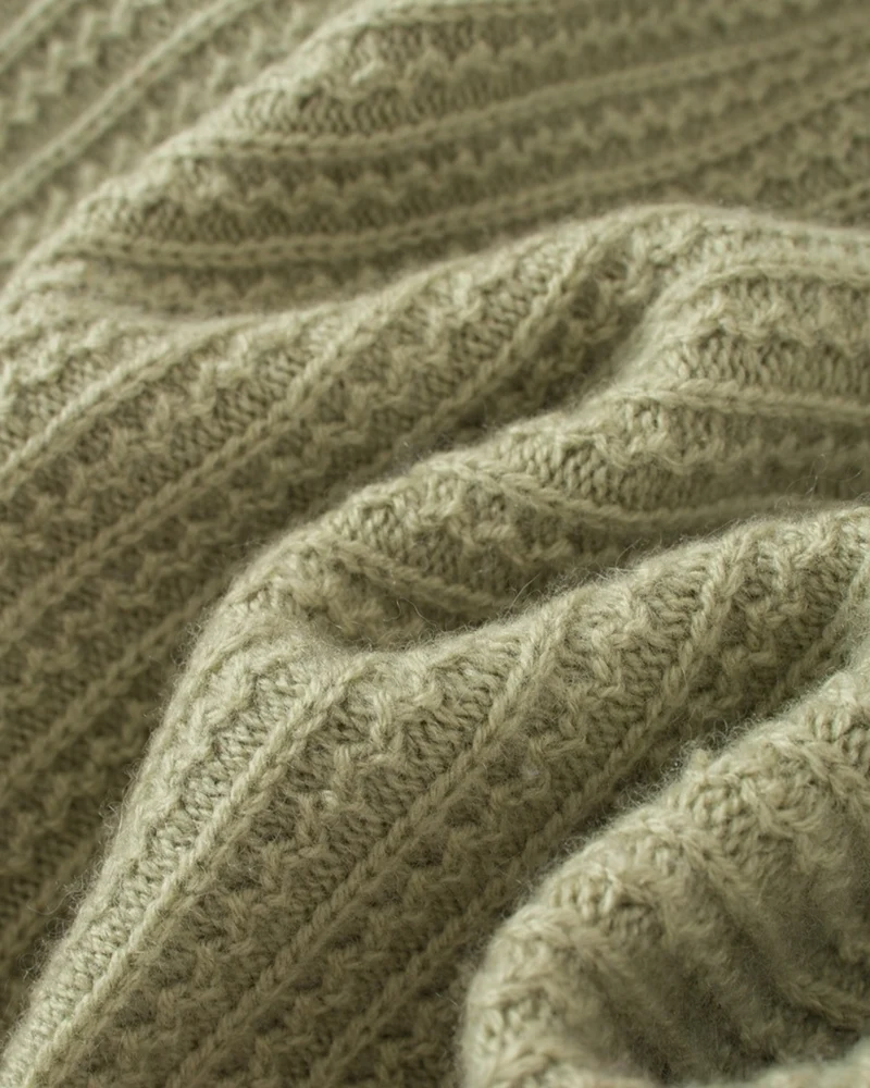 Limited Edition Cashmere Collared Desinger Cardigan