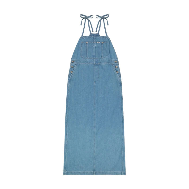LOOSE OVERALL DRESS BRAND NEW BLUE denim blue