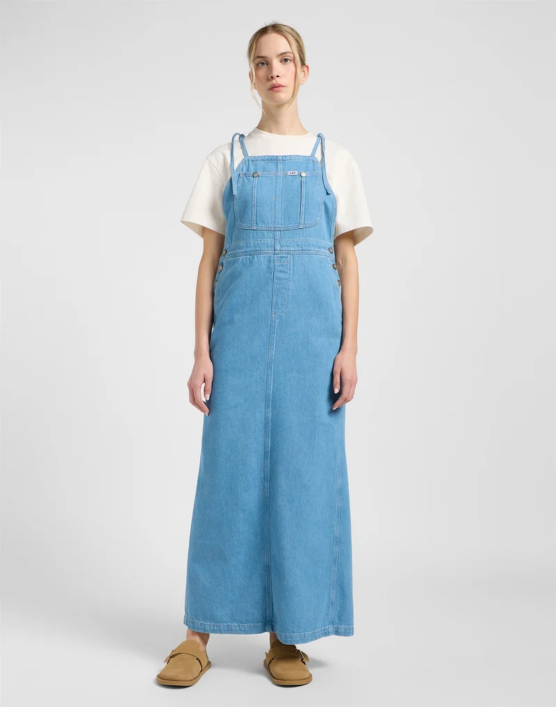 LOOSE OVERALL DRESS BRAND NEW BLUE denim blue