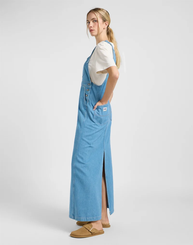 LOOSE OVERALL DRESS BRAND NEW BLUE denim blue