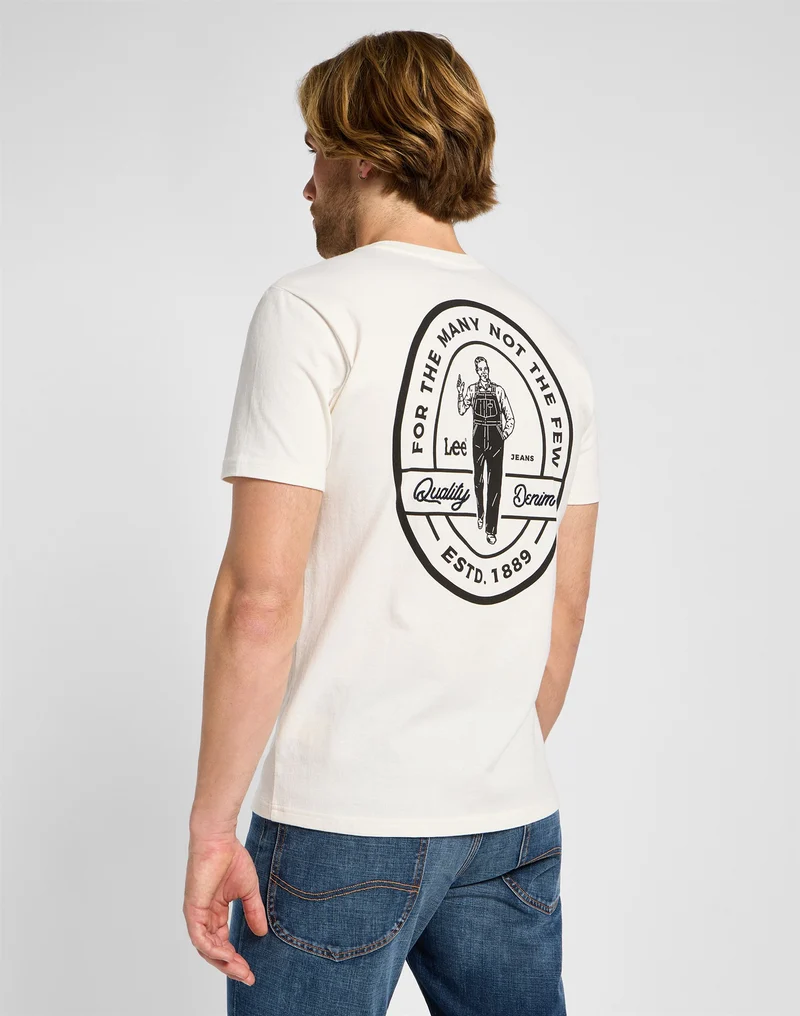 SS_WORKING_WEST_TEE ECRU off white