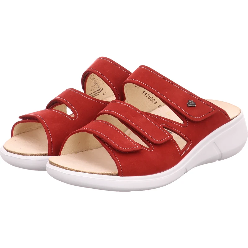 FinnComfort Pantolette KIRIBATI rot