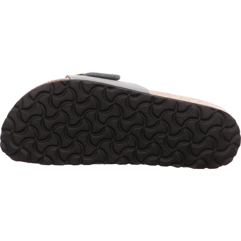 Birkenstock Pantolette Madrid Big Buckle Basalt grau