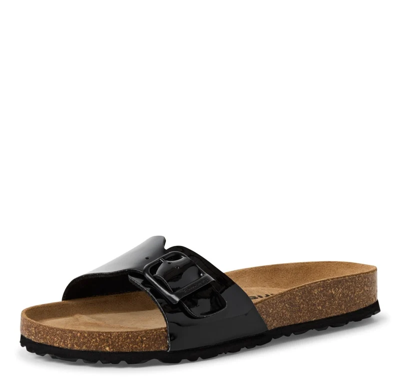 Tamaris Pantolette 27520 Schwarz-Lack
