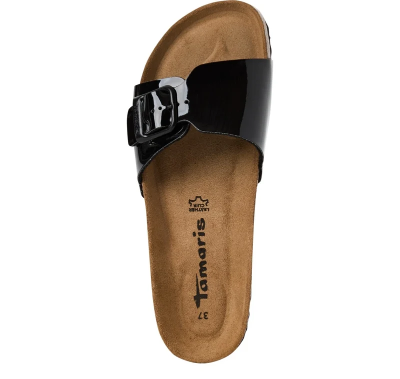 Tamaris Pantolette 27520 Schwarz-Lack
