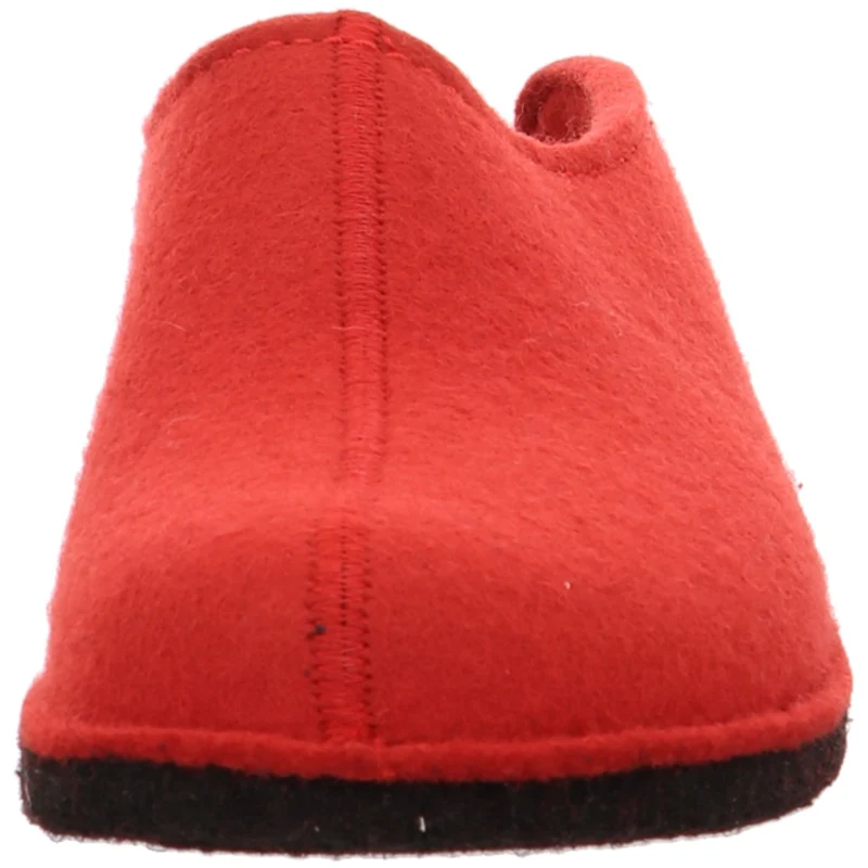 Haflinger Hausschuh Flair smiley rot
