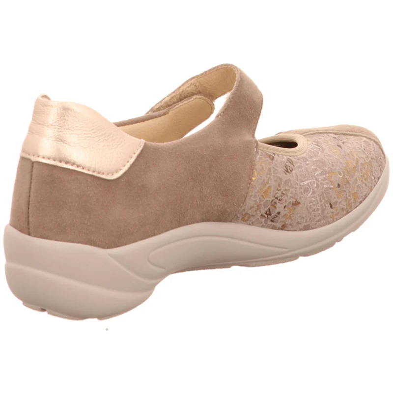 Semler Slipper Birgit beige-kombi.