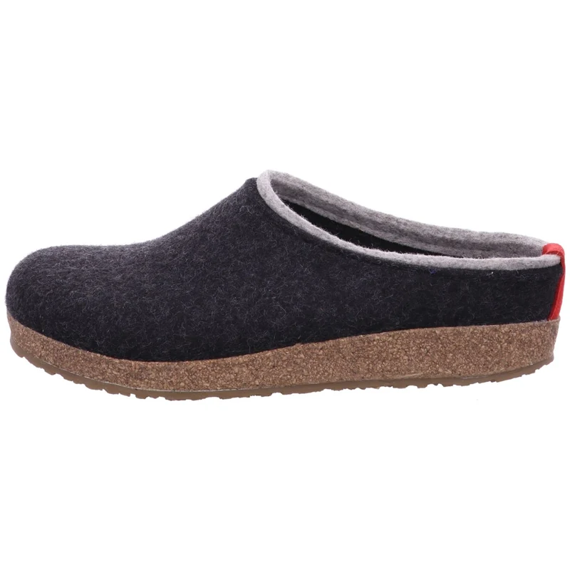 Haflinger Hausschuh Kris grau