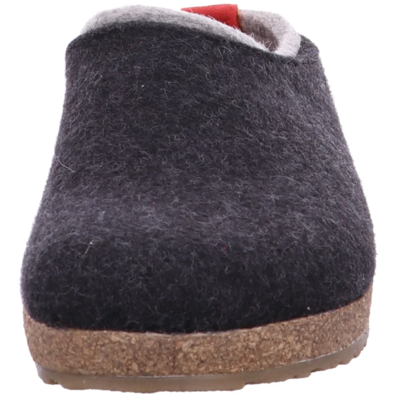 Haflinger Hausschuh Kris grau
