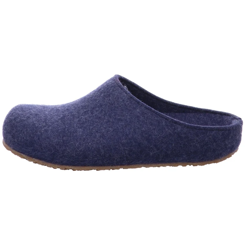 Haflinger Hausschuh Michl blau