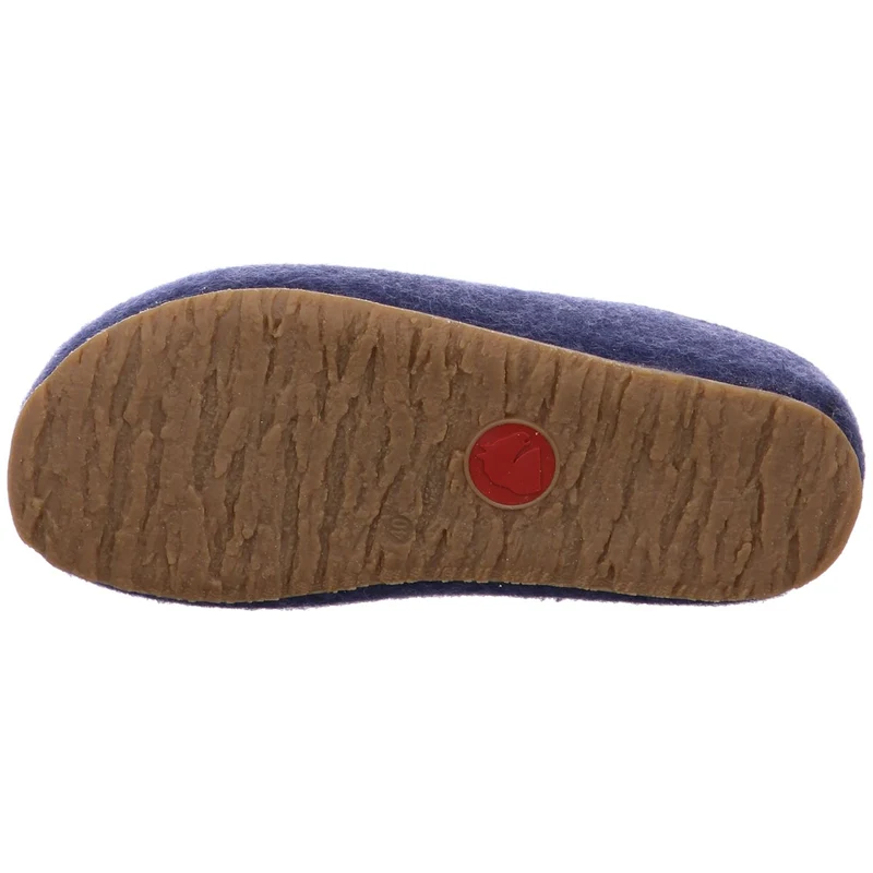Haflinger Hausschuh Michl blau