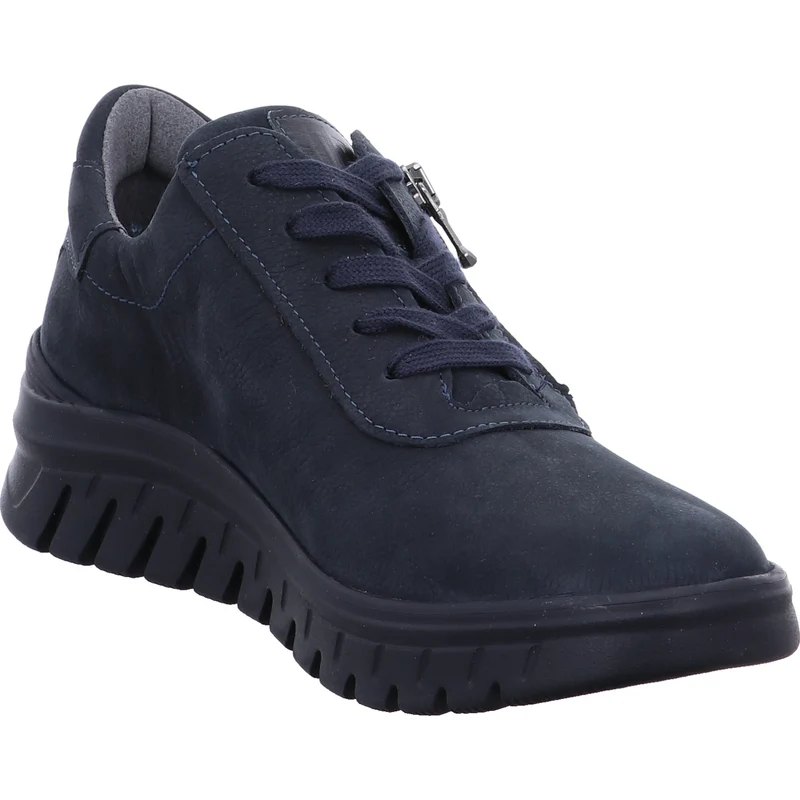 Waldläufer Schnürschuh H-Biggi blau