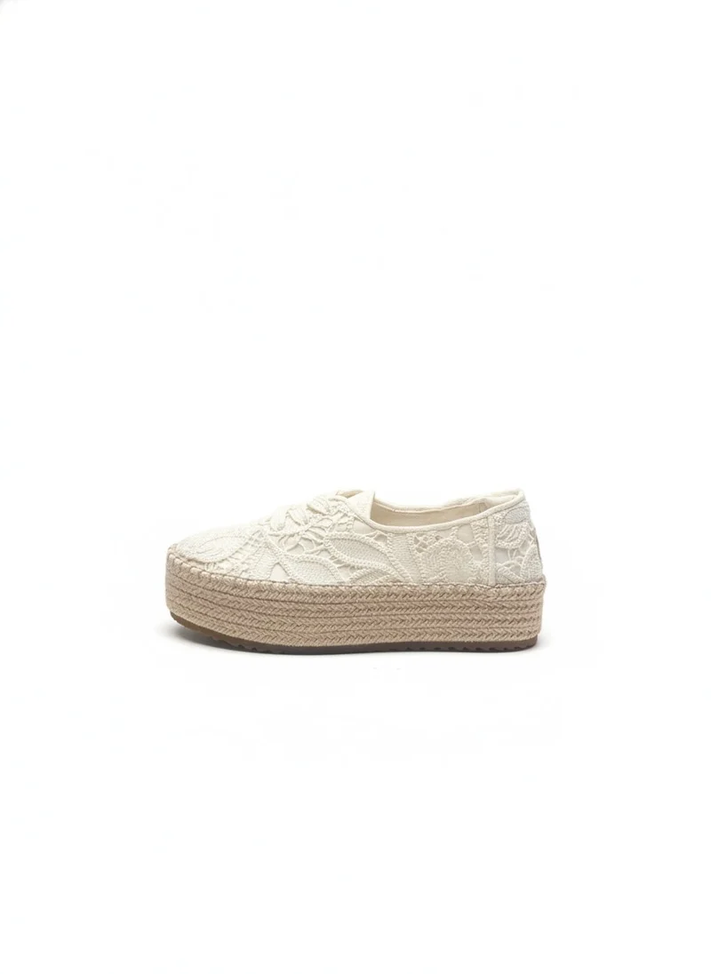W VALENCIA LACE UP natural