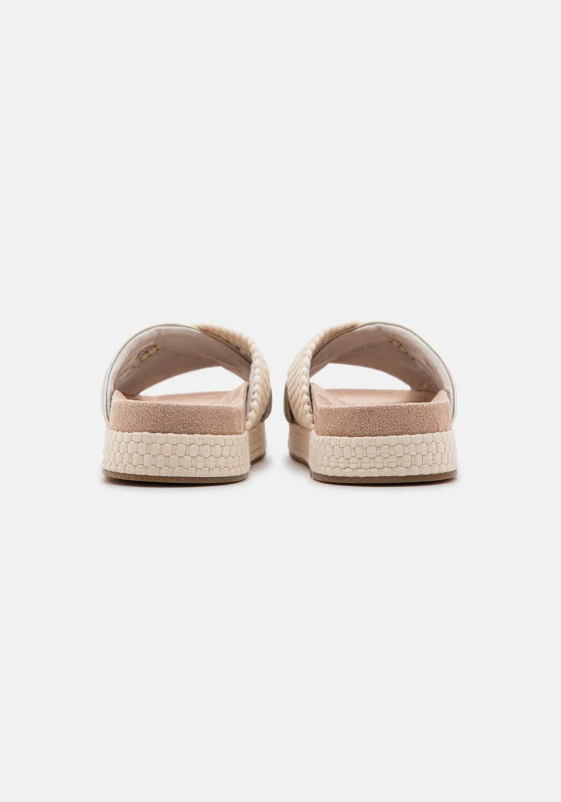 10016561 WM Paloma Leather/Woven silver