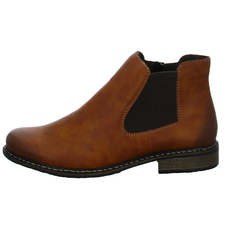 Rieker Schlupf-/Reißverschlußstiefelette Warmfutter bis 35mm Absatz (casual)