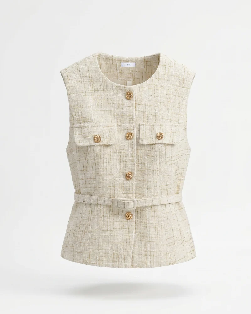 Diana Decorative texture vest