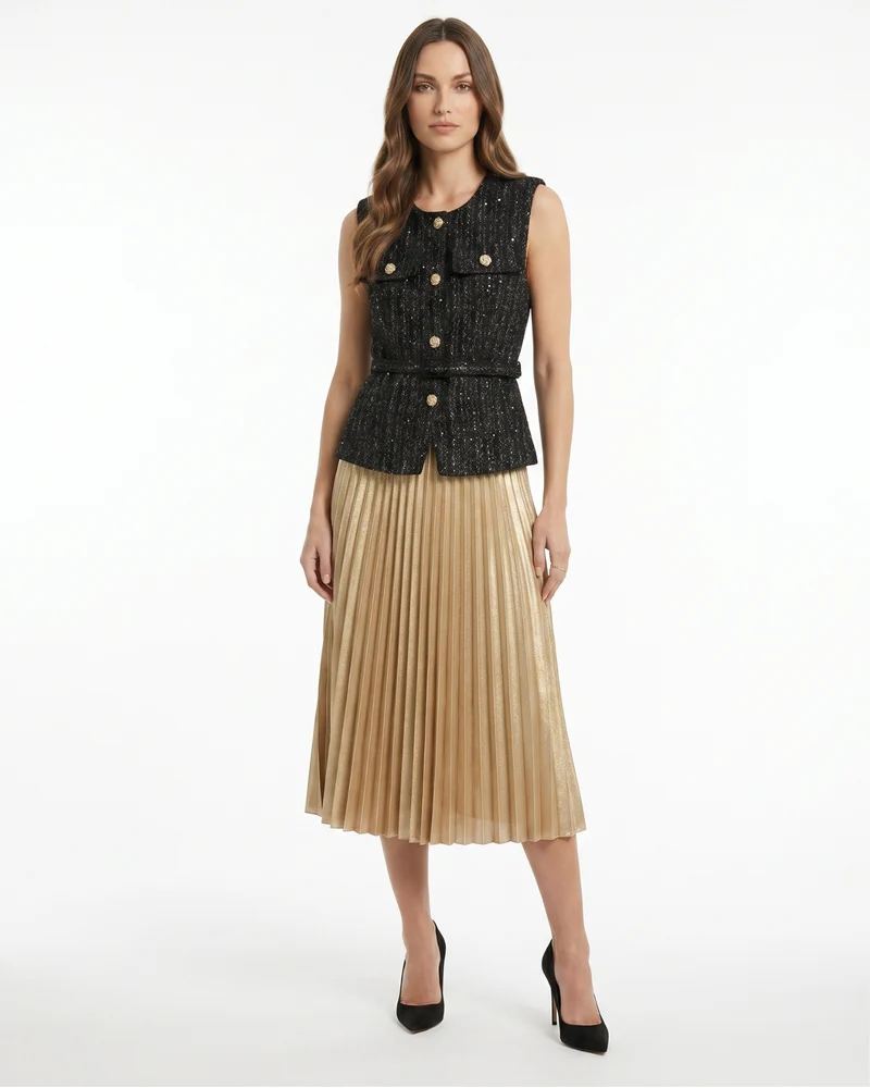 Diana Decorative texture vest