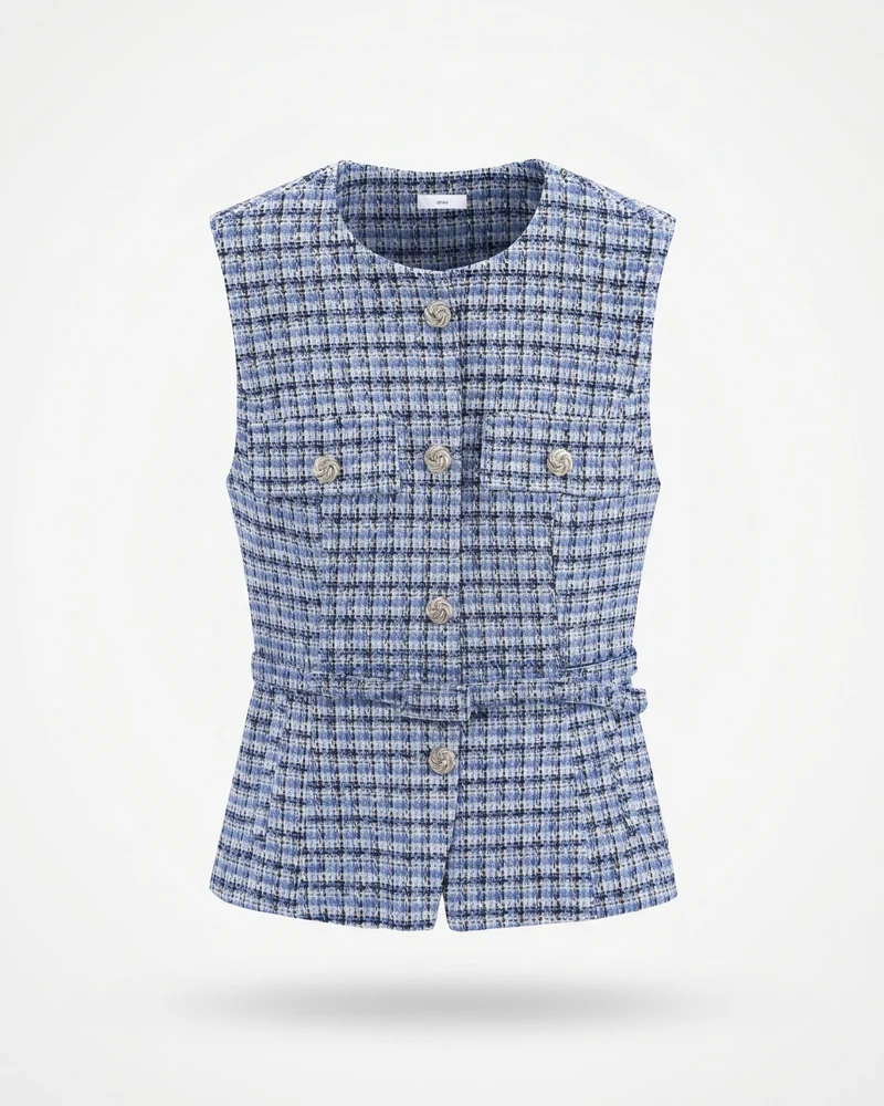 Diana Decorative texture vest