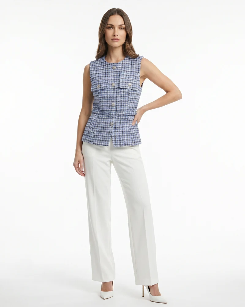 Diana Decorative texture vest
