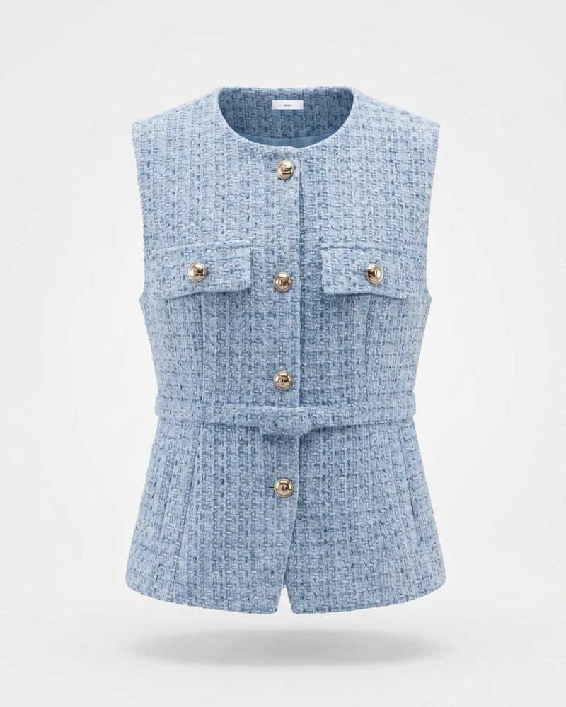 Diana Decorative texture vest
