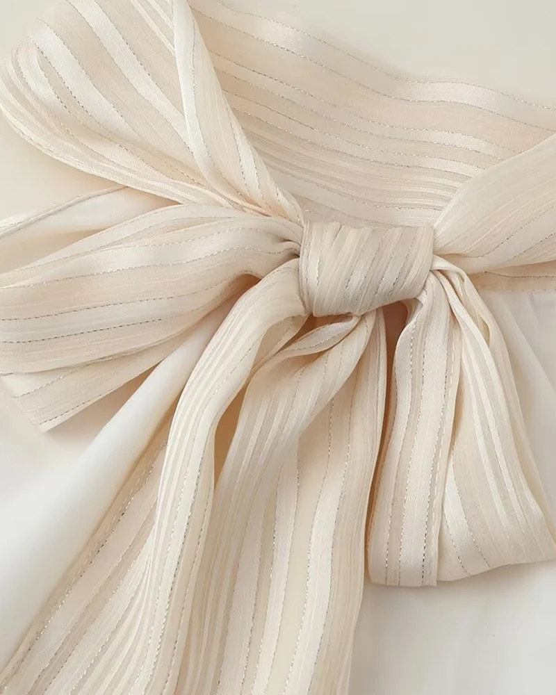 Lina Halter Neck Satin Dress