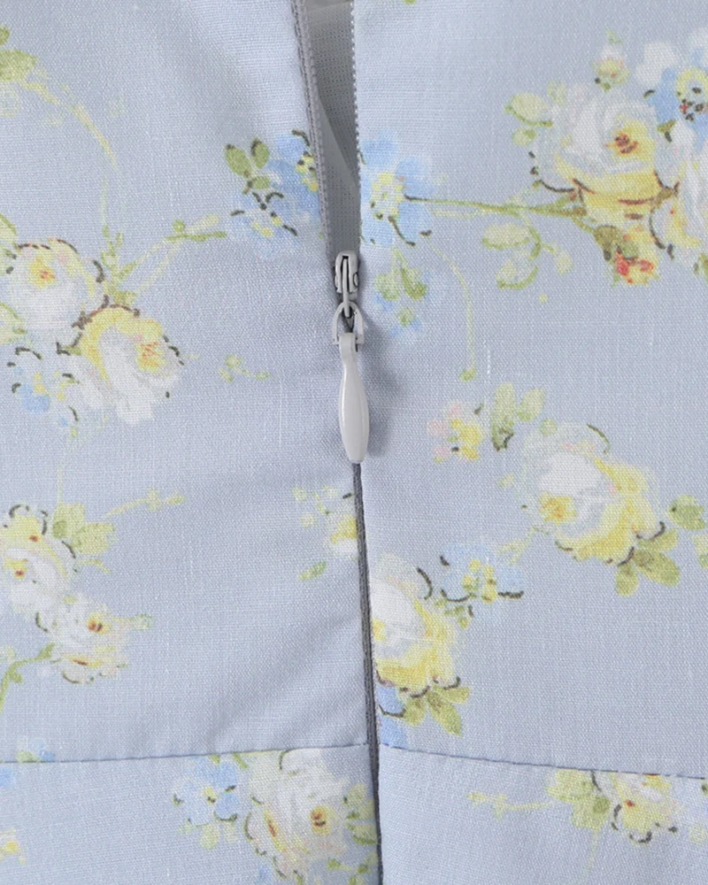 Midi French Dress Flowery