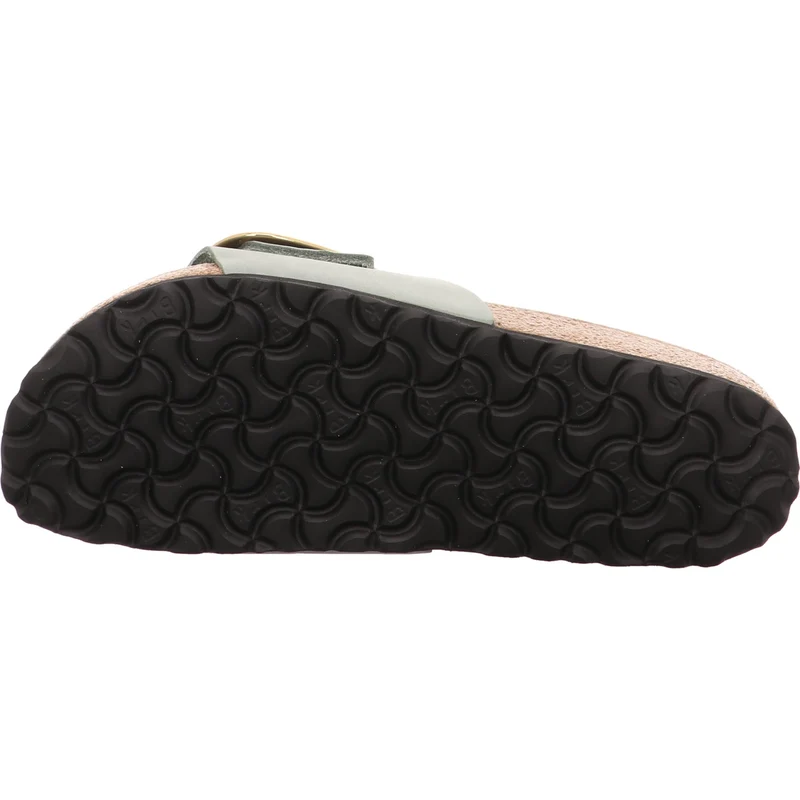 Birkenstock Pantolette Madrid Big Buckle grün