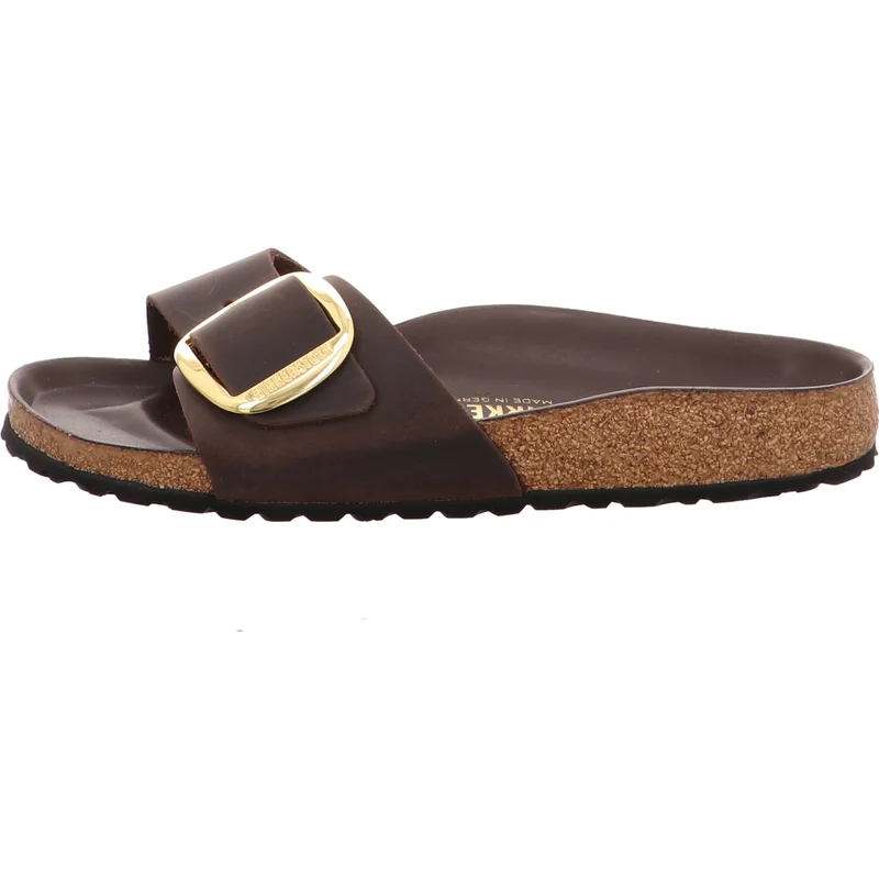 Birkenstock Pantolette Madrid Big Buckle braun