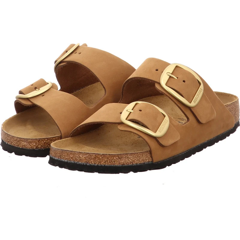 Birkenstock Pantolette Arizona Big Buckle braun
