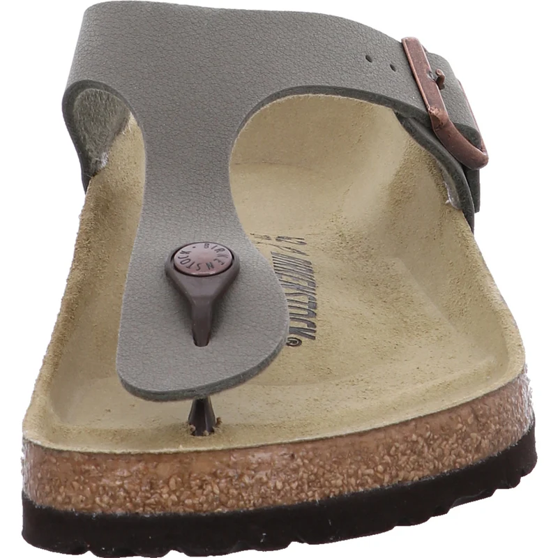 Birkenstock Pantolette Gizeh grau