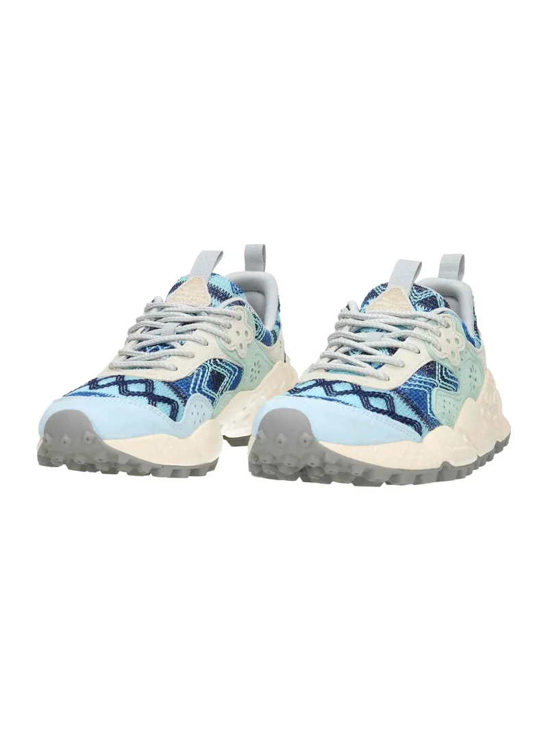 Kotetsu Woman Suede/Knitted Multi Fabric grey/light blue/cream