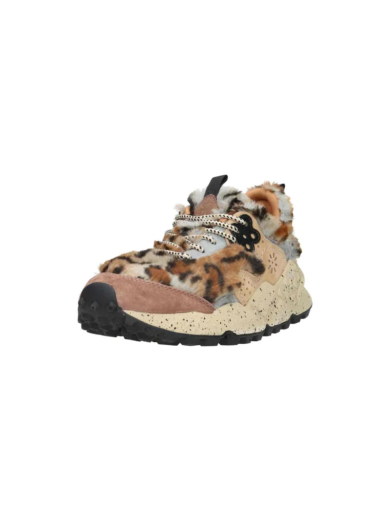 Kotetsu Woman Suede/Ecofur anthracite light brown