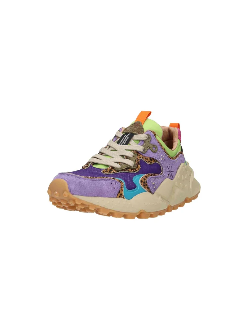 Rulis Woman Suede/Nylon Squared violet brown dark green