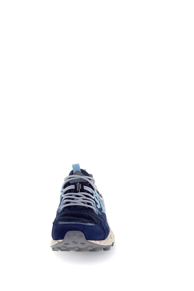 Yamano 3 Man Suede/Woolen Knitting Herrigbone black light blue o