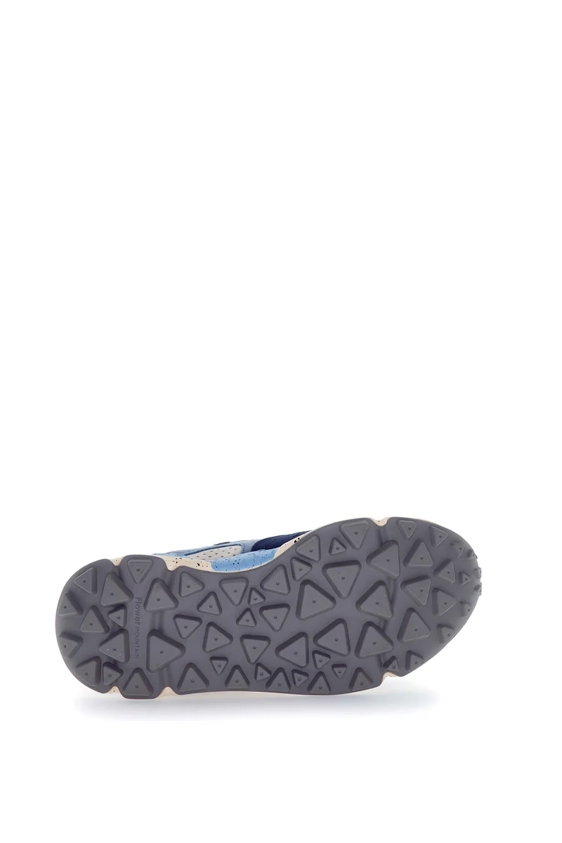 Yamano 3 Man Suede/Woolen Knitting Herrigbone black light blue o