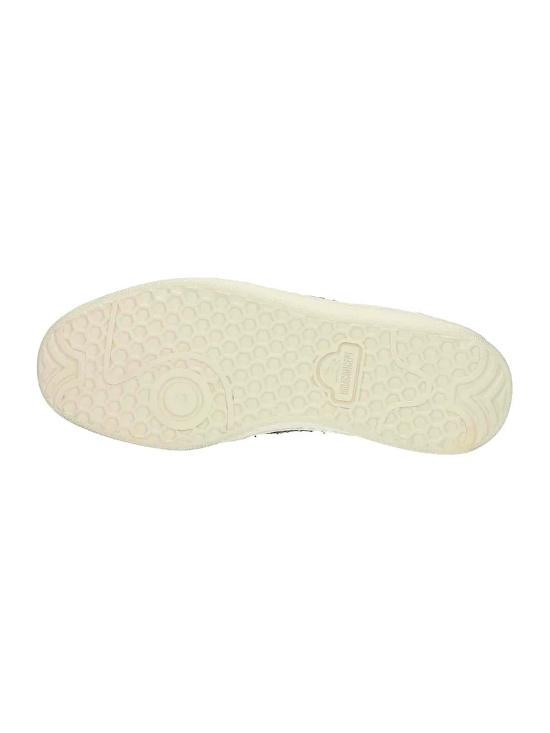 Club Deluxe Torn Canvas Leoprad Print M Logo White Brushed