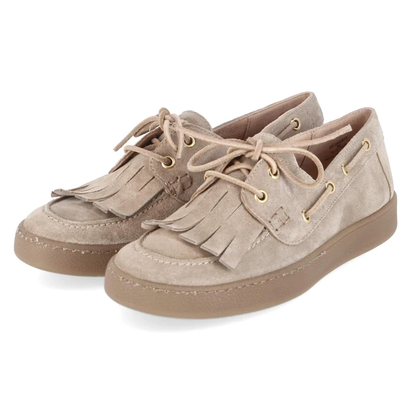 Bootsschuhe Taupe