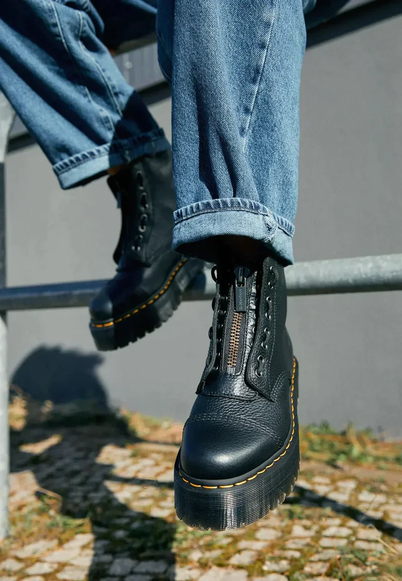 Selina - Lederschuhe Damen | Dicke Sohle | Langlebigkeit