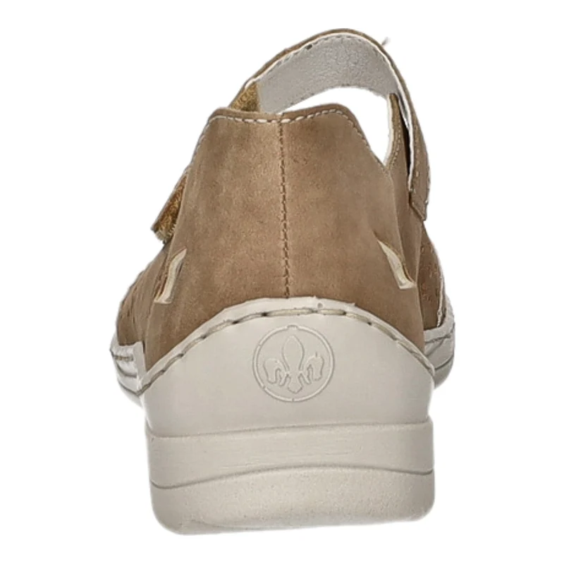 Rieker Slipper/Kletthalbschuh luftdurchlässig (durchbrochenes/geflochtenes Obermaterial)