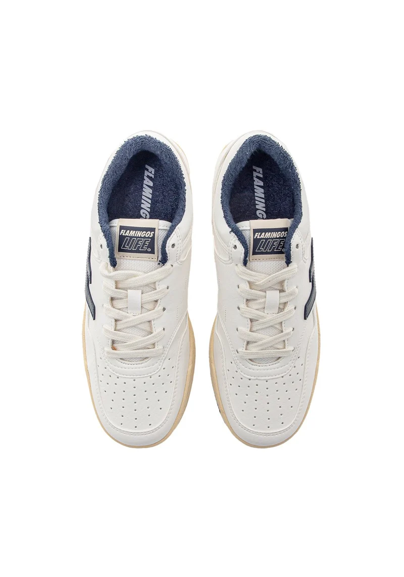 Retro 90s white/vanilla/navy dunkel