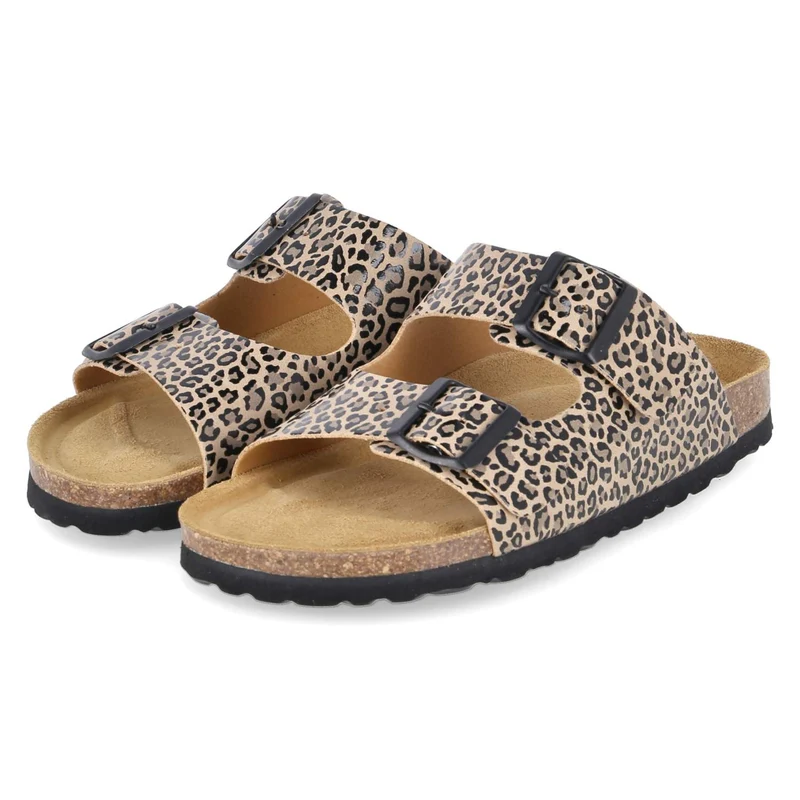 Pantoletten Beige