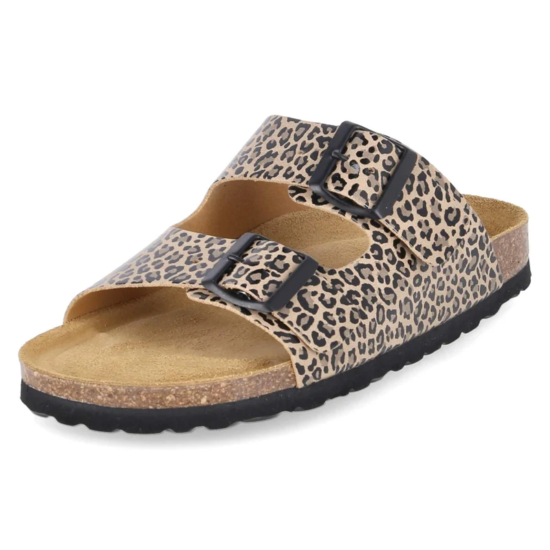 Pantoletten Beige